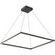 Piazza LED 35.38 inch Black Pendant Ceiling Light