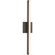 Vega LED 1 inch Black ADA Wall Sconce Wall Light