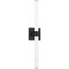 Rona LED 4.5 inch Black Bath Vanity Light Wall Light