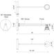 Dune Wall Sconce Wall Light in Brushed Nickel