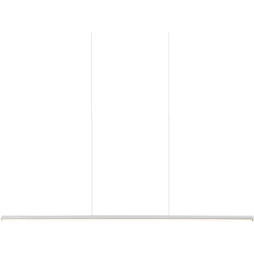 Chute LED 35.5 inch White Linear Pendant Ceiling Light