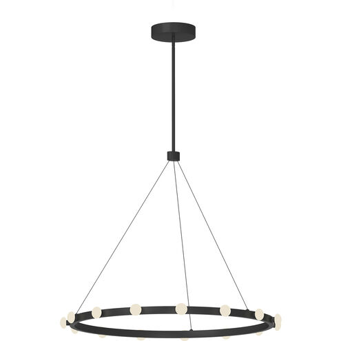 Rezz LED 27.63 inch Black Pendant Ceiling Light