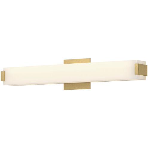 Latitude LED 24.63 inch Brushed Gold Bath Vanity Light Wall Light