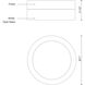 Lomita LED 11 inch Chrome Flush Mount Ceiling Light