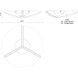 Tachi LED 15 inch Urban Bronze Flush Mount Ceiling Light