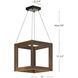 Morina LED 12 inch Walnut Pendant Ceiling Light
