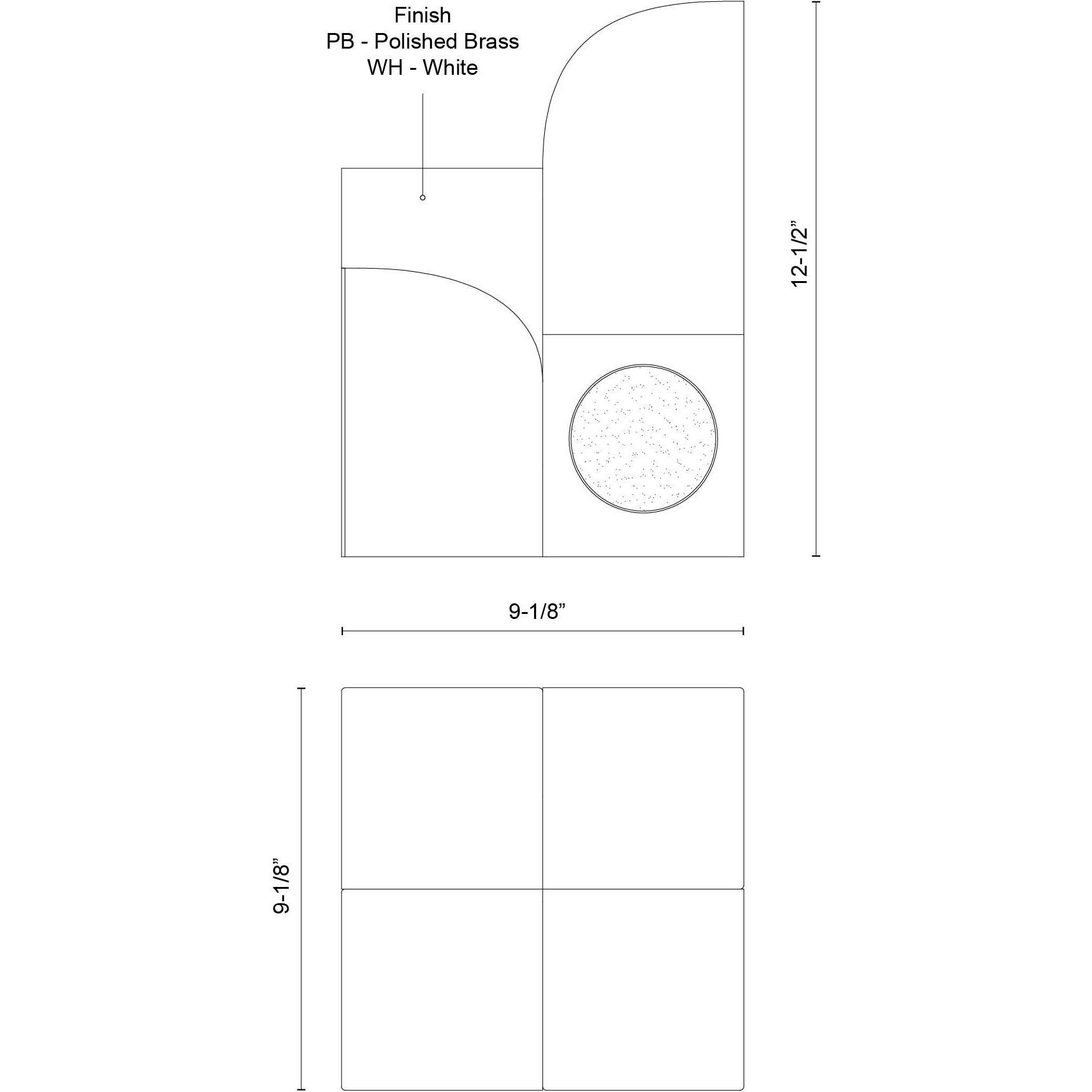 Gypsum 12.5 inch 20 watt White Table Lamp Portable Light