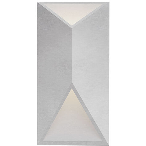 Indio LED 12 inch Brushed Nickel Exterior Wall Sconce