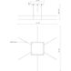 Vega Minor LED 47.25 inch Brushed Nickel Multi-Pendant Ceiling Light