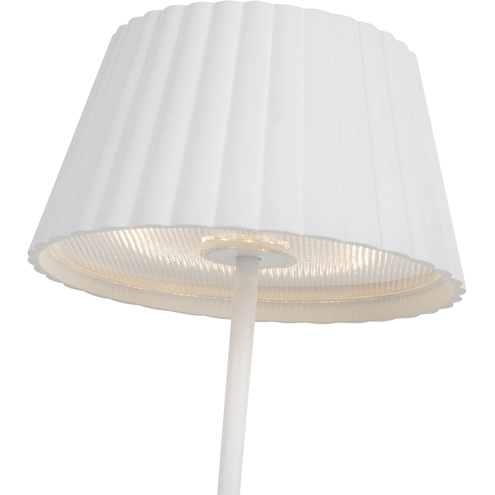 Dario 14.75 inch 3.00 watt White Table Lamp Portable Light