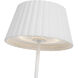 Dario 14.75 inch 3.00 watt White Table Lamp Portable Light