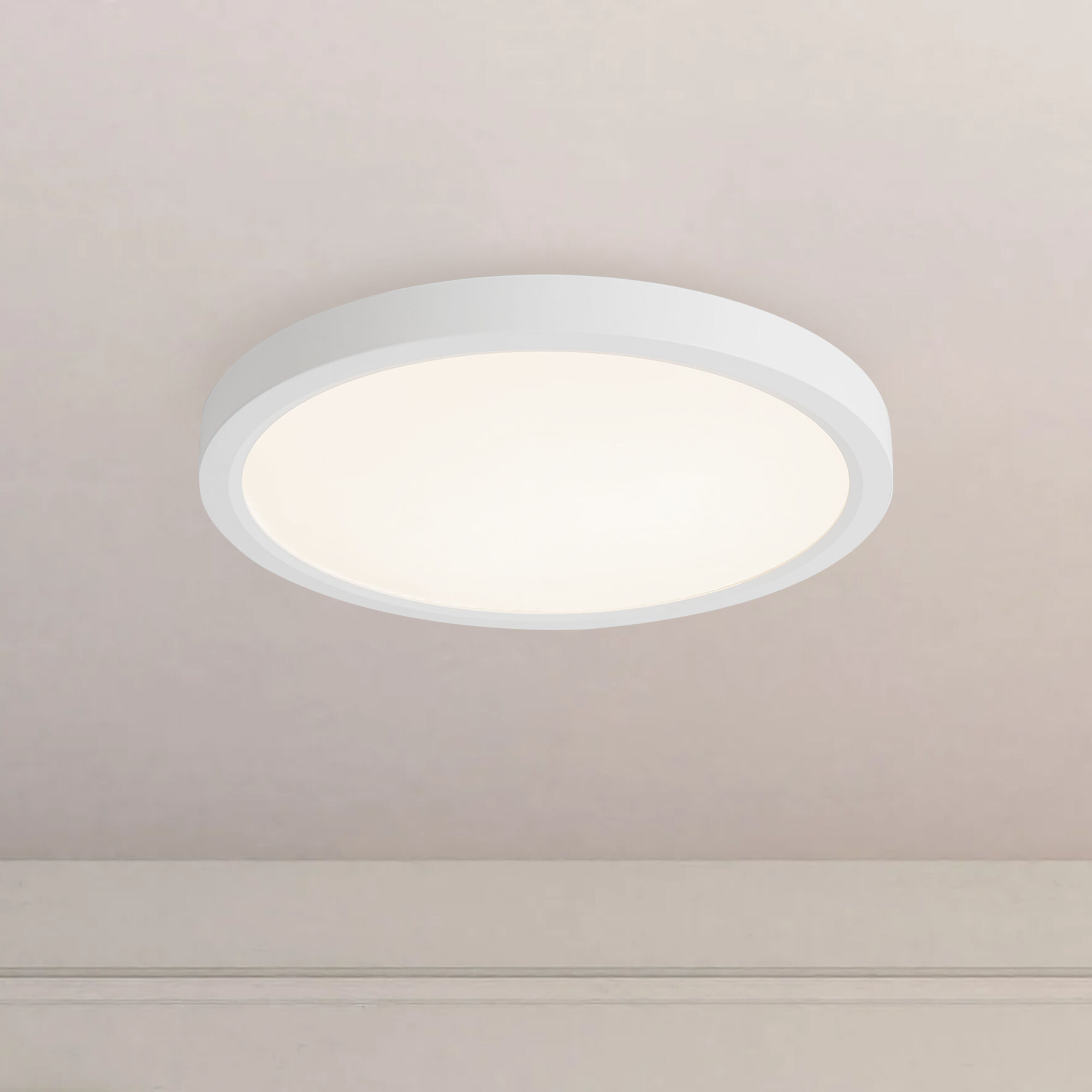 Mio LED 12.63 inch White Flush Mount Ceiling Light