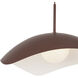 Kirby Pendant Ceiling Light in Burgundy