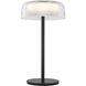 Brilla 10.5 inch 3.00 watt Black Table Lamp Portable Light