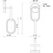 Airen LED 5.25 inch Black Wall Sconce Wall Light