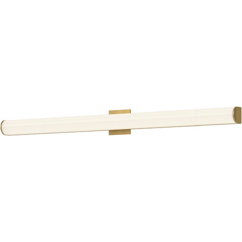 Longitude LED 48.13 inch Brushed Gold Bath Vanity Light Wall Light