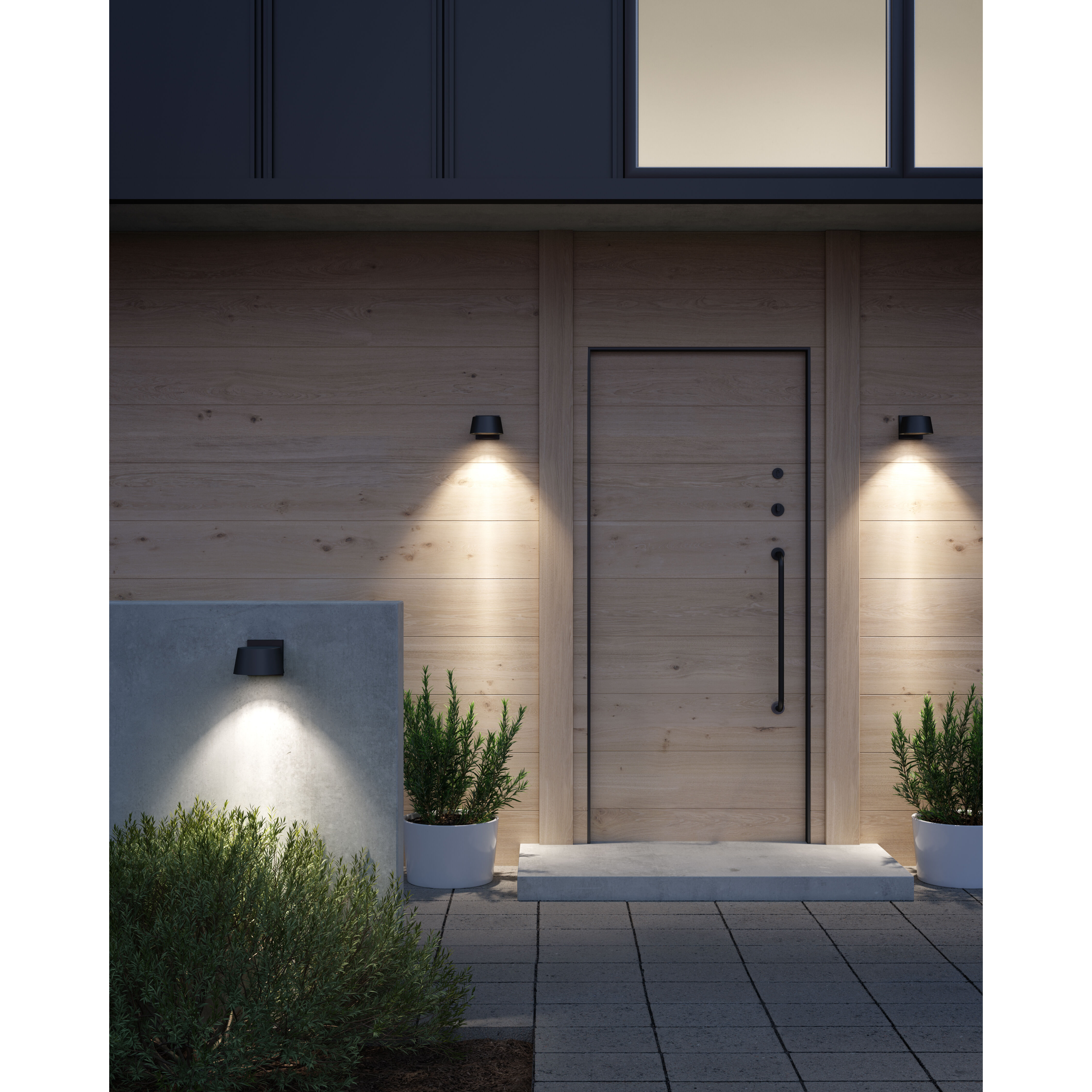 Kuzco Lighting EW61806 BK Carson LED 3.25 inch Black Exterior Wall