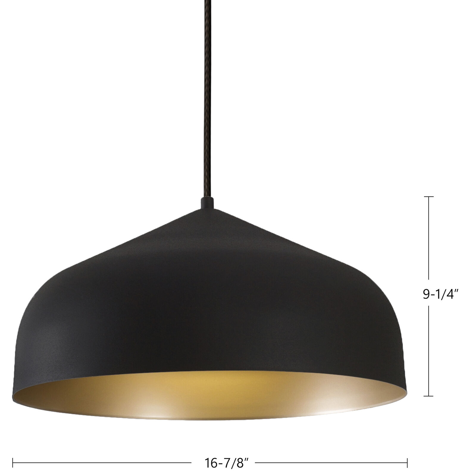 Helena Pendant Ceiling Light in White and Gold