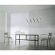 Synergy LED 41.75 inch Black Linear Pendant Ceiling Light