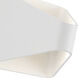 Ellis LED 6.38 inch White Exterior Wall Sconce