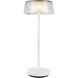 Tindra 14.38 inch 3.00 watt White Table Lamp Portable Light