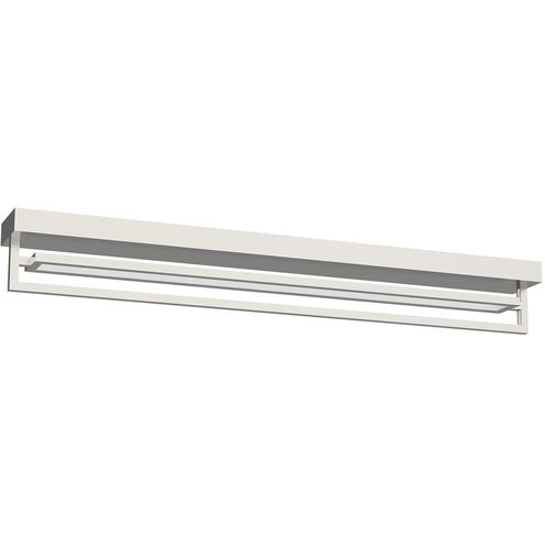 Mondrian LED 3.25 inch Brushed Nickel Semi-Flush Mount Ceiling Light