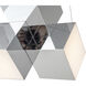 Tetra LED 11.38 inch Chrome Pendant Ceiling Light