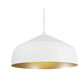 Helena Pendant Ceiling Light in White and Gold