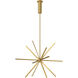 Sirius Minor LED 32.25 inch Brushed Gold Chandelier Ceiling Light