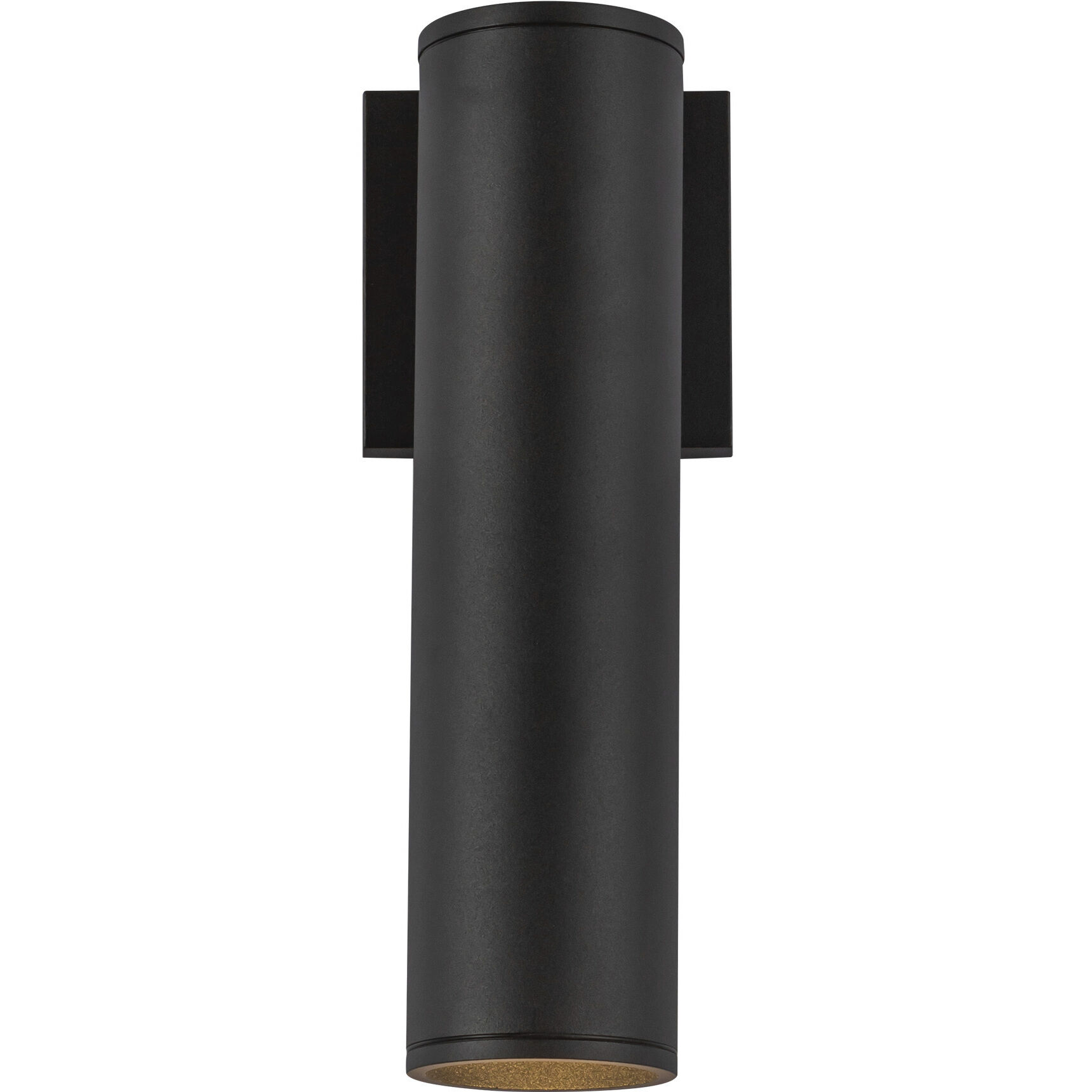 Lorna LED 12.38 inch Black Exterior Wall Sconce