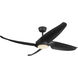 Coronado 55.63 inch Matte Black Ceiling Fan