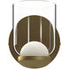 Cedar Wall Sconce Wall Light in Brushed Gold