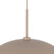 Regent 1 Light 19 inch Peach Pendant Ceiling Light