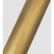 Mason Linear Pendant Ceiling Light in Vintage Brass