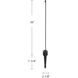 Dorian 12 6 watt Black Exterior Low Voltage Landscape