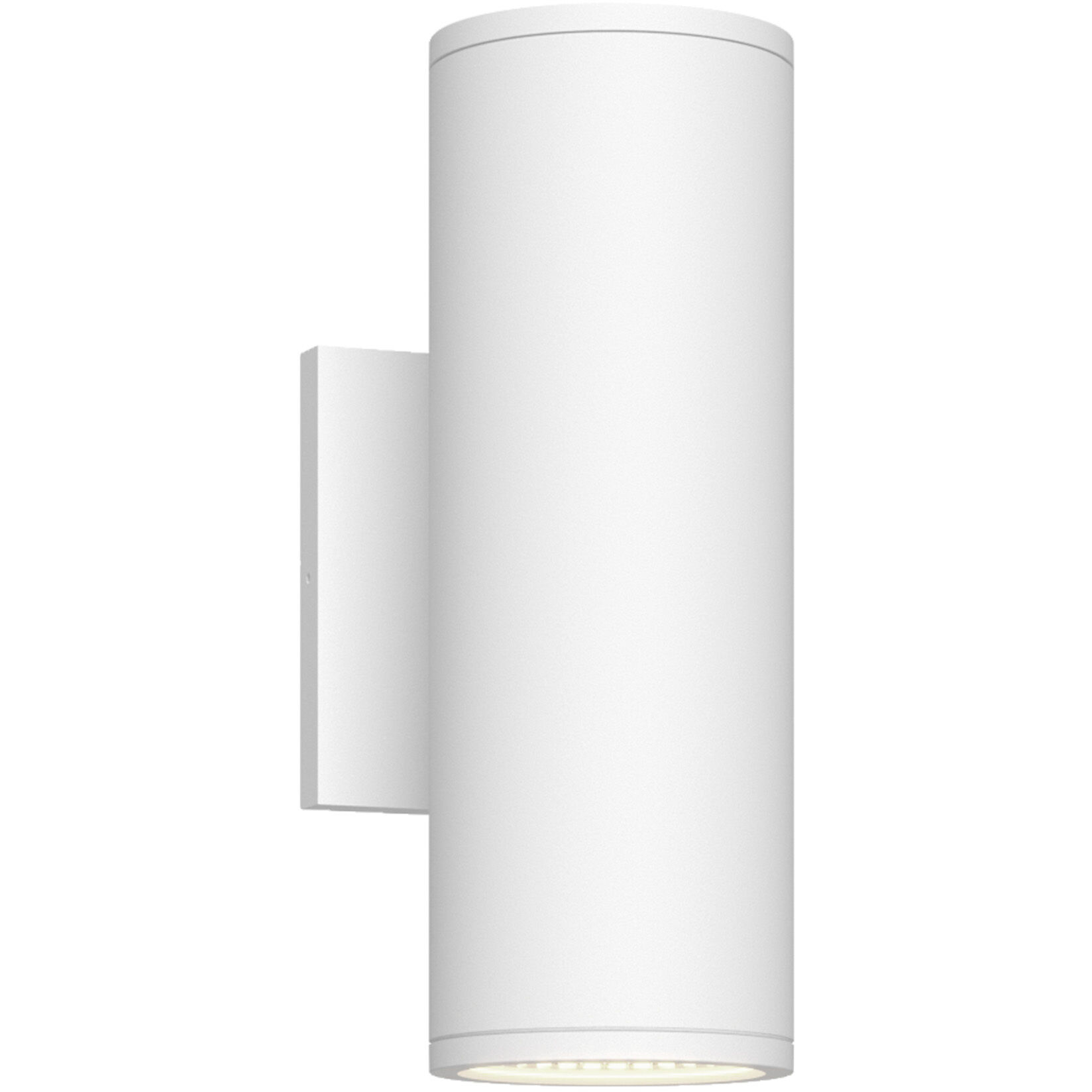 Nordic LED 10 inch White Exterior Wall Light