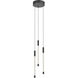 Motif LED 5.5 inch Black Multi-Pendant Ceiling Light