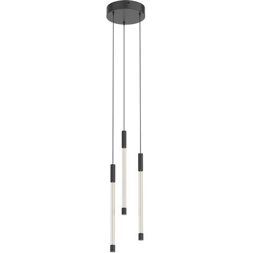 Motif LED 5.5 inch Black Multi-Pendant Ceiling Light