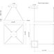 Piazza LED 23.63 inch White Pendant Ceiling Light