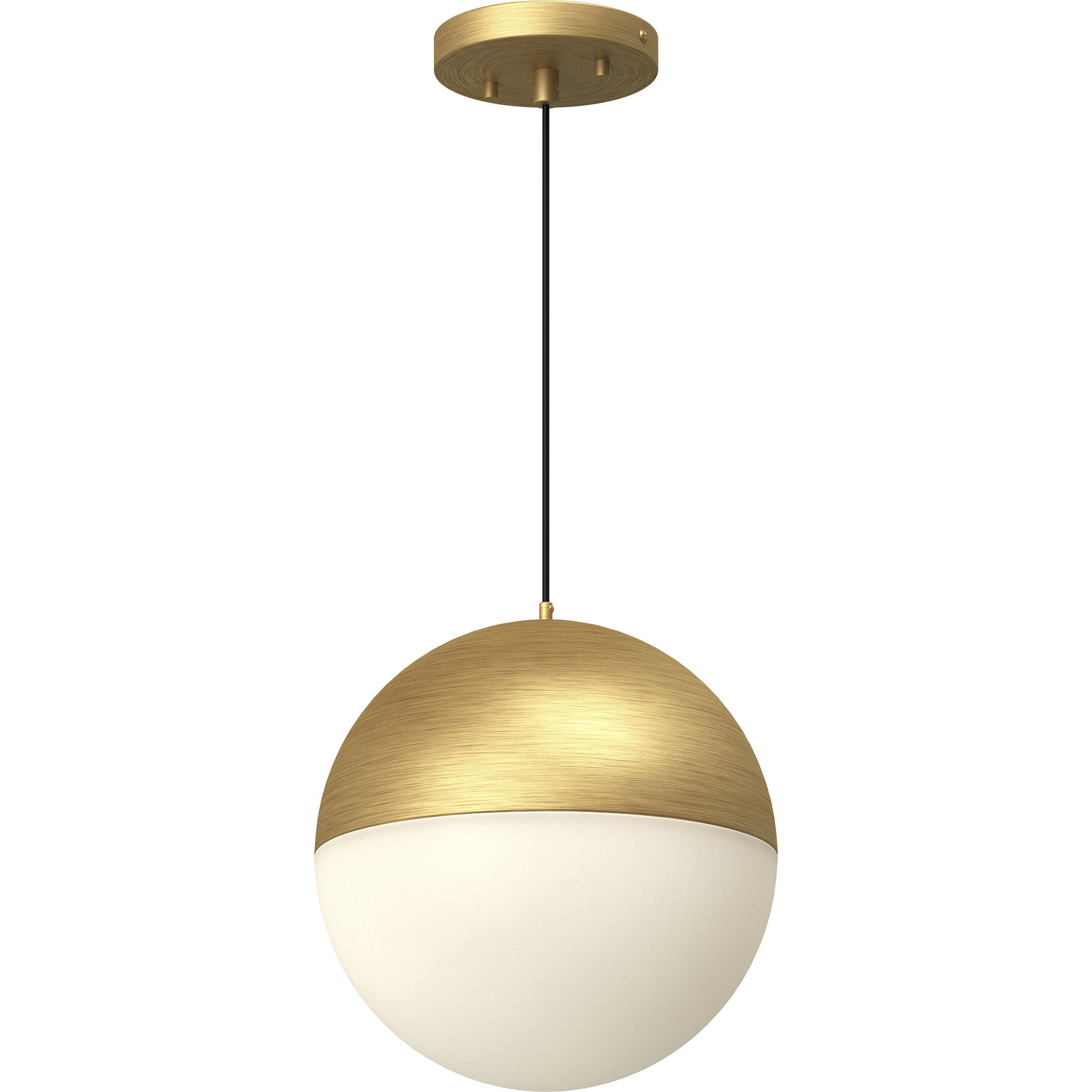 Monae LED 10 inch Brushed Gold Pendant Ceiling Light