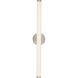 Vire 2 inch Brushed Nickel ADA Wall Sconce Wall Light