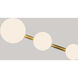 Juniper LED 28.63 inch Brushed Gold Bath Vanity Light Wall Light