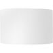 Uma 5.5 inch White Semi-Flush Mount Ceiling Light