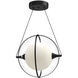 Aries LED 12.13 inch Black Pendant Ceiling Light