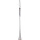 Taper LED 1.25 inch Chrome Pendant Ceiling Light