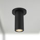 Nordic LED 4.38 inch Black Exterior Ceiling