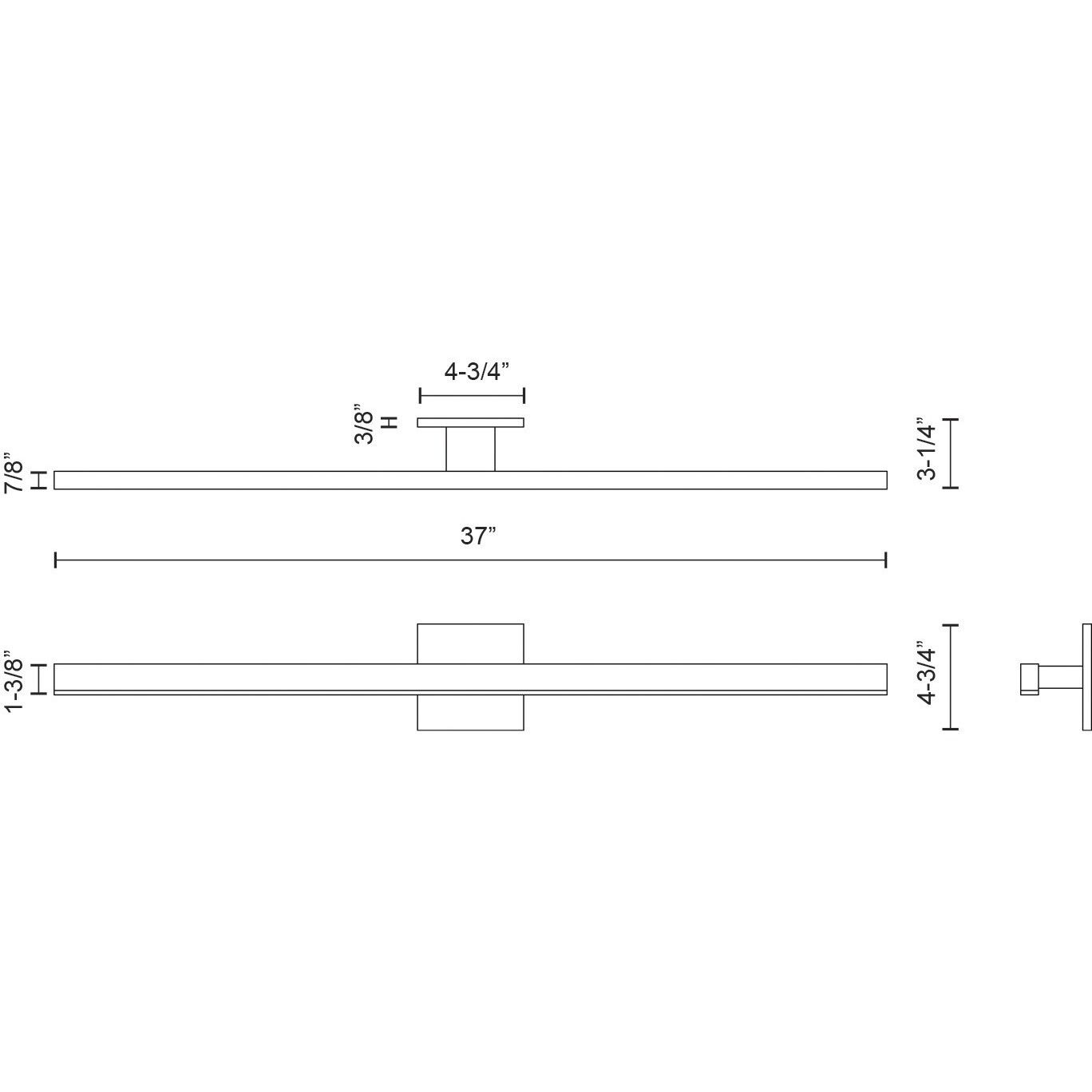 Vega Vanity Light Wall Light in Brushed Gold