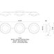 Cleo LED 23.63 inch Black Bath Vanity Light Wall Light