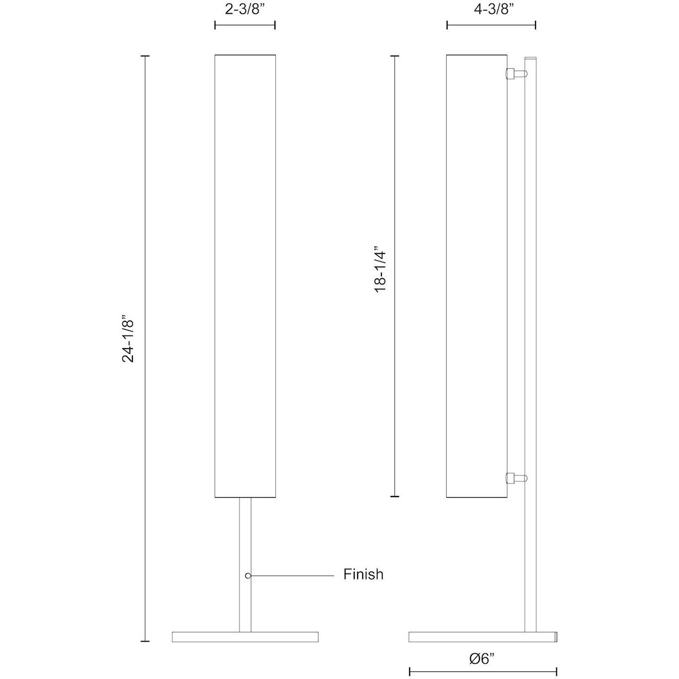 Gramercy 24.13 inch 15.00 watt Black Table Lamp Portable Light