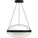 Virgo LED 16.13 inch Black Pendant Ceiling Light